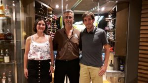 A Les Corones hem rebut la visita del fill d'en Pedro, el propietari del restaurant Astillero, de Getaria.